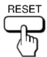 SONY GDM500PS - Alors qu'aucun écran de menu n'est affché, appuyez sur la touche RESET. - 1