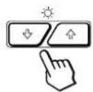 SONY GDM500PS - Press the MENU button. - 2