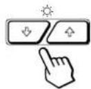SONY GDM500PS - Appuyez sur les touches / pour selectionner le parametre que vous pouze regler. - 1