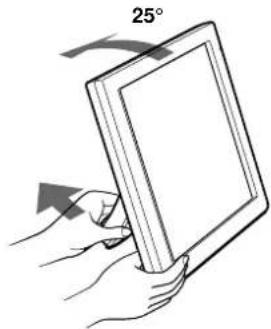 SONY CPDM151 - To adjust the angle - 1