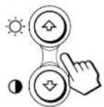 SONY CPDM151 - Press the / buttons to select (BACKLIGHT). - 1