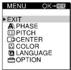 SONY CPDM151 - Drucken Sie die Taste MENU. - 2