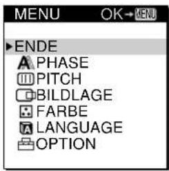 SONY CPDM151 - Drucken Sie die Taste MENU. - 2