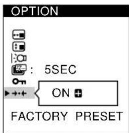 SONY CPDM151 - Press the / buttons to select +· (FACTORY PRESET). - 2