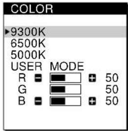 SONY CPDM151 - Changing or Adjusting the Color Temperature - 4