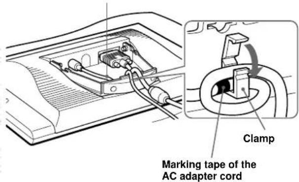 SONY CPDM151 - Place the monitor on the soft cloth with the LCD panel facing down, and pull the stand out from the monitor. - 3