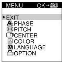 SONY CPDM151 - Press the MENU button. - 2