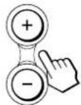 SONY CPDM151 - Press the + / - buttons to select the desired time. - 1