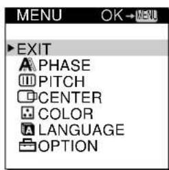 SONY CPDM151 - Changing the On-Screen Display Position - 2