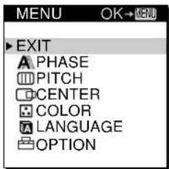 SONY CPDM151 - Press the MENU button. - 2