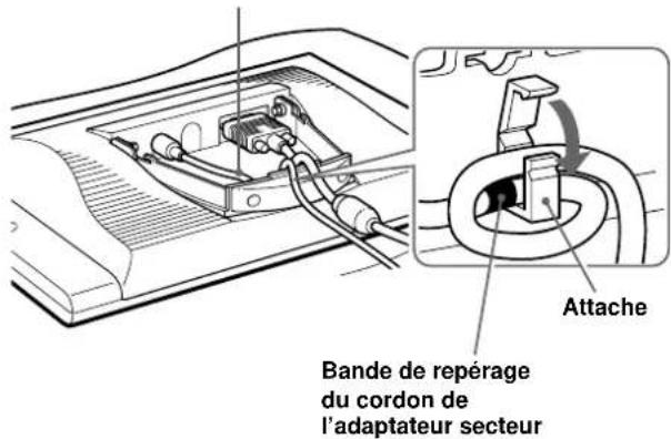 SONY CPDM151 - Placez le moniteurs sur le chiffondoux avec le panneau LCD orienté versle bas,puis extrayezle support du moniteur. - 3