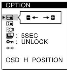 SONY CPDM151 - Changing the On-Screen Display Position - 4