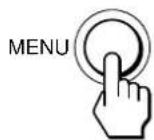 SONY CPDM151 - Drucken Sie die Taste MENU. - 1