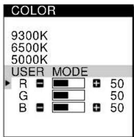 SONY CPDM151 - Changing or Adjusting the Color Temperature - 6