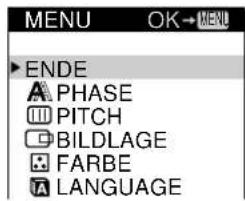 SONY CPDM151 - Drucken Sie die Taste MENU. - 2