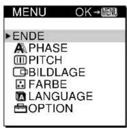 SONY CPDM151 - Drucken Sie die Taste MENU. - 2