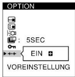 SONY CPDM151 - Wahlen Sie mit den Tasten / die Option (VOREINSTELLUNG) aus. - 2
