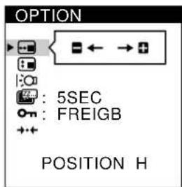 SONY CPDM151 - Wahlen Sie OPTION mit den Tasten 12 , und drücken Sie die Taste MENU erneut. - 2