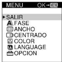 SONY CPDM151 - Ajuste de la posicion de laImagen - 2