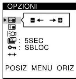 SONY CPDM151 - Premere i tasti / per selezionare OPZIONI e premere di nuovo il tastingo MENU. - 2