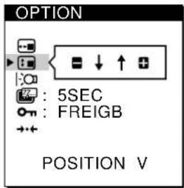 SONY CPDM151 - Wahlen Sie mit den Tasten / die Option (POSITION H) oder (POSITION V) aus. - 3