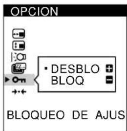 SONY CPDM151 - Pulse los botones / para selectionar (BLOQUEO DE AJUS). - 2