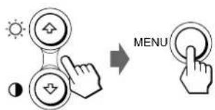 SONY CPDM151 - Press the / buttons to select OPTION, and press the MENU button again. - 1