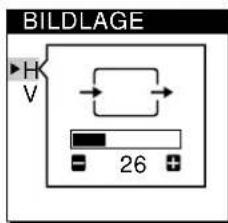 SONY CPDM151 - Einstellen der Bildposition - 6