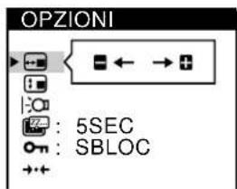 SONY CPDL181A - Premere i tasti / per selezionare OPZIONI e premere di nuovo il tastingo MENU. - 2