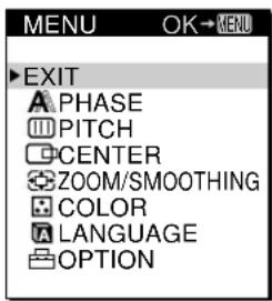 SONY CPDL181A - Press the MENU button. - 2