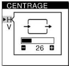SONY CPDL181A - Réglage de la position de l'image - 4