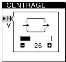 SONY CPDL181A - Réglage de la position de l'image - 6