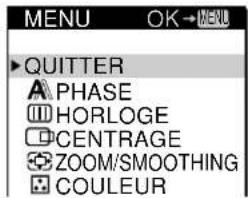SONY CPDL181A - Appuyez sur la touche MENU. - 2
