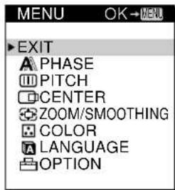 SONY CPDL181A - Press the MENU button. - 2