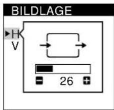 SONY CPDL181A - Einstellen der Bildposition - 6
