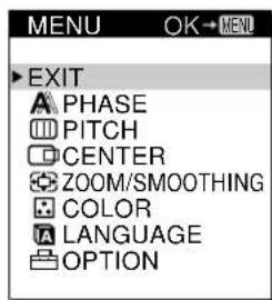 SONY CPDL181A - Press the MENU button. - 2