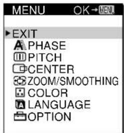 SONY CPDL181A - Press the MENU button. - 2