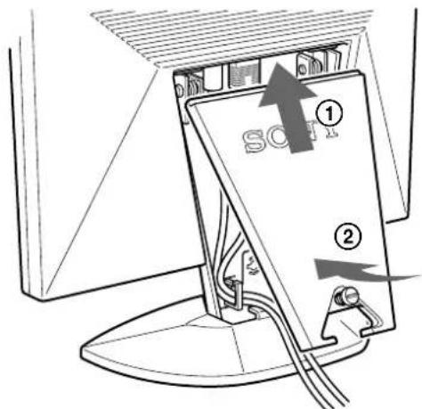SONY CPDL181A - Step 3: Attaching the rear cover - 2