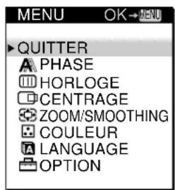 SONY CPDL181A - Appuyez sur les touches pour selectionner la langue de votre choix et appuyez ensuite sur la touche MENU. - 2