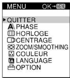 SONY CPDL181A - Appuyez sur la touche MENU. - 2