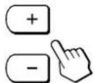SONY CPDL181A - Press the + / - buttons to adjust the light level. - 1