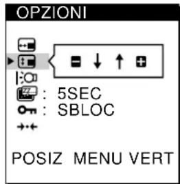 SONY CPDL181A - Premere i tasti / per selezionare (POSIZ MENU ORIZ) o (POSIZ MENU VERT). - 2