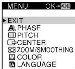 SONY CPDL181A - Press the MENU button. - 2