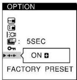 SONY CPDL181A - Press the / buttons to select (FACTORY PRESET). - 2