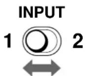 SONY CPDG520P - Déplacez le commutateur INPUT. - 1