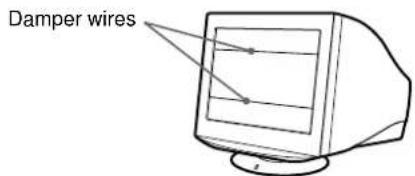 SONY CPDG520P - If thin lines appear on your screen (damper wires) - 1