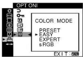 SONY CPDG520P - Move the control button up or down to highlight OPTION and press the control button. - 1