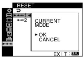 SONY CPDG520P - Resetting all the adjustment data for the current input signal - 1
