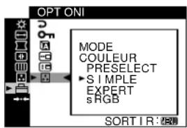 SONY CPDG520P - Appuyez sur la touche MENU. - 1