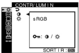 SONY CPDG420S - Si vous utilisez le mode sRGB - 1